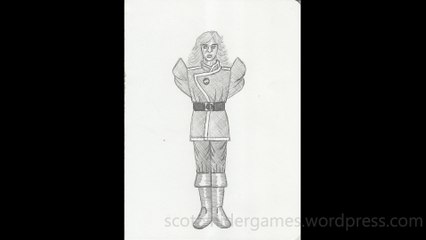 Soldier Pencil Sketch Video #518 (11-28-2024)