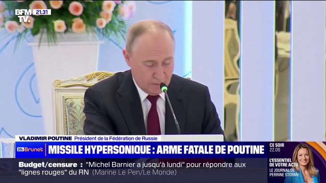 Tout ce qui se trouve à l’épicentre de l’explosion peut être réduit en poussière : Vladimir Poutine menace Kiev de son missile hypersonique Orechnik