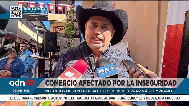 Comercios se ven afectados por la inseguridad que se vive Jerez, Zacatecas
