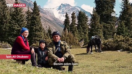 Kırgız ailenin doğal yaşamı