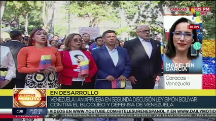 Asamblea Nacional aprueba ley Simón Bolívar contra el bloqueo y defensa de Venezuela