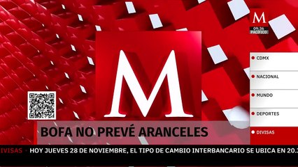 Bank of America descarta que se apliquen los posibles aranceles de EU a México
