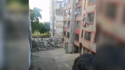 Colapsó edificio en complejo residencial en Barranquilla