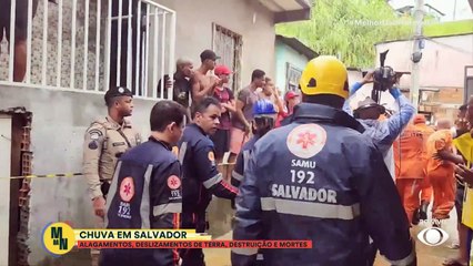 Fortes chuvas em Salvador: alagamentos, deslizamentos de terra e mortes | Mellhor da Noite