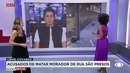 Acusados de matar pessoa em situação de rua são presos em SP