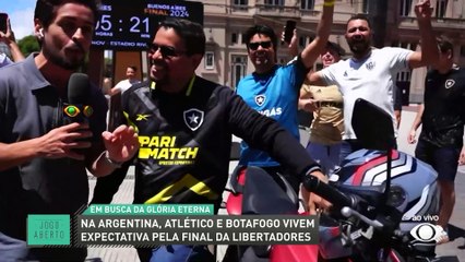 Torcedor do Botafogo viaja de moto de Manaus a Buenos Aires para ver final da Libertadores