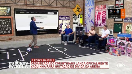 Neto se emociona com vaquinha para quitar Arena Corinthians e diz: “Também vou doar”