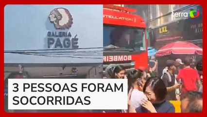 Galeria Pagé, no Centro de São Paulo, é evacuada após incêndio