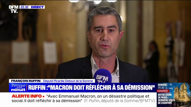 Abrogation de la réforme des retraites: Non, il n'y aura pas de vote ce soir , regrette François Ruffin (député Picardie Debout )