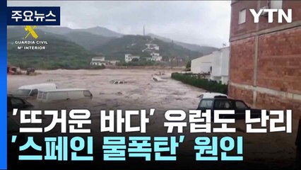 '뜨거운 바다' 유럽도 난리...'스페인 물폭탄' 원인 / YTN