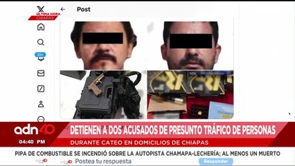 🚨¡Última Hora! Detienen a dos acusados de presunto tráfico de personas