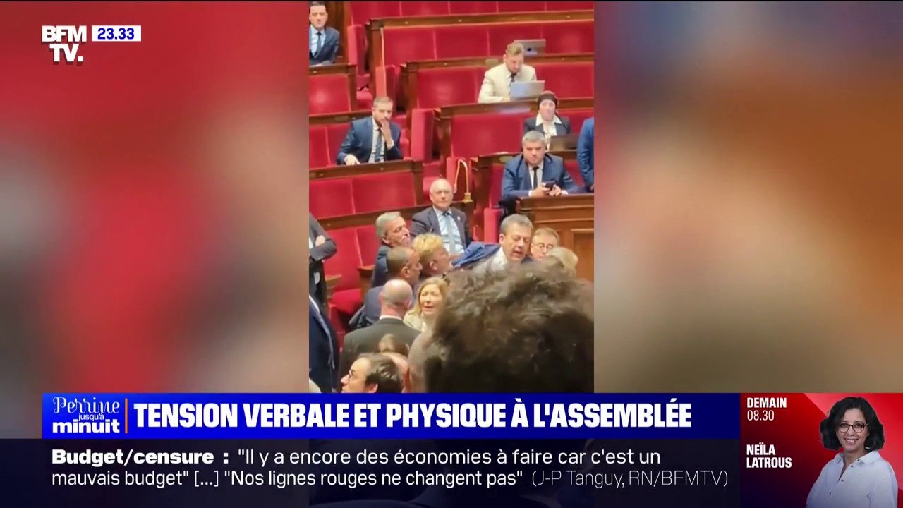 "Sans l'intervention des huissiers, il m'en aurait mis une": Antoine Léaument (LFI) revient sur son altercation avec le député Modem Nicolas Turquois