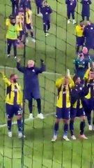 Jose Mourinho'nun maç sonu büyük coşkusu