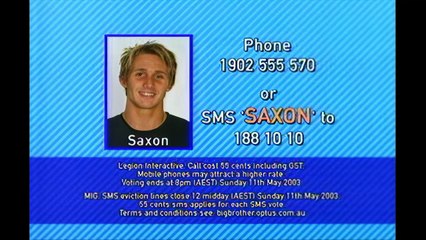 020-Big Brother Australia Season 03, Day 13b The Insider, Friday, 9 May 2003