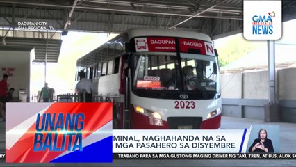 Ilang bus terminal, naghahanda na sa pagdagsa ng mga pasahero sa Disyembre | Unang Balita