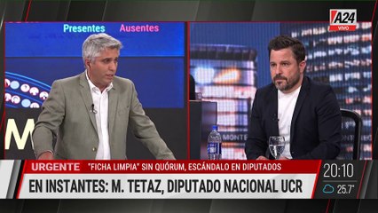 🔴ESCÁNDALO EN DIPUTADOS: ¿EL GOBIERNO DIO LA INSTRUCCIÓN PARA QUE NO HAYA QUÓRUM EN FICHA LIMPIA?