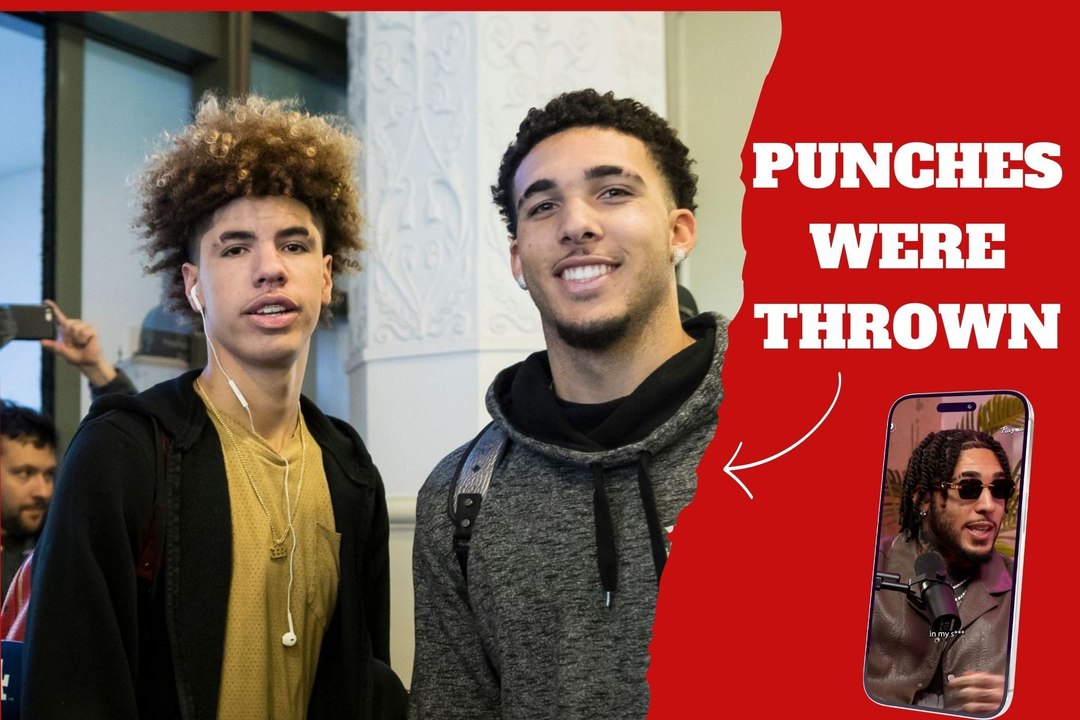 LiAngelo Ball tells Angel Reese that his younger brother LaMelo punched him hard during a one on one game