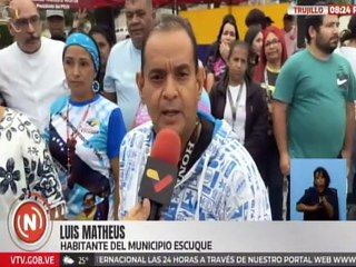 Trujillanos celebran los cuatro meses de la reelección del presidente Nicolás Maduro