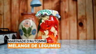 Marinade d'automne : mélange de légumes