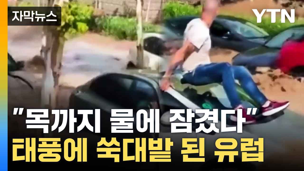 [자막뉴스] 물폭탄 이어 태풍까지...쑥대밭된 스페인 / YTN