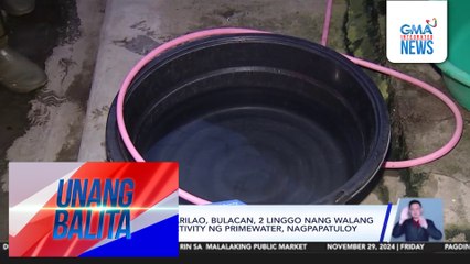Ilang lugar sa Marilao, Bulacan, 2 linggo nang walang tubig; flushing activity ng PrimeWater, nagpapatuloy | Unang Balita