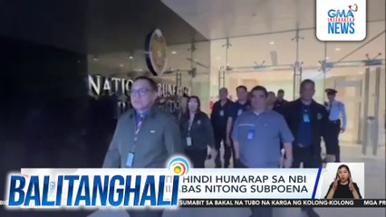 VP Sara Duterte, hindi humarap sa NBI kaugnay sa inilabas nitong subpoena | Balitanghali