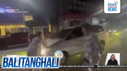 Nagpakilalang pulis na gumamit ng sasakyan ng DILG, kabilang sa mga sinitang dumaan sa EDSA busway | Balitanghali