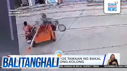 Rider, patay matapos tamaan ng bakal na karga ng kolong-kolong | Balitanghali