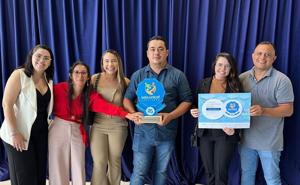 Na gestão de Allan Seixas, Cachoeira dos Índios conquista selo Unicef pela primeira vez