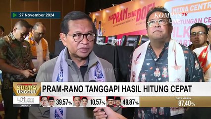 Tanggapi Hasil Quick Count, Pramono-Rano: Kami yang Unggul Dibandingkan Calon Lain | SERIAL PILKADA