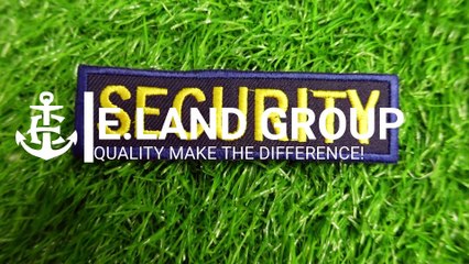 SECURITY Embroidered Patch, Security Patch, Wholesale security uniform patches