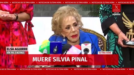 "La recordaremos como una gran actriz": Elsa Aguirre