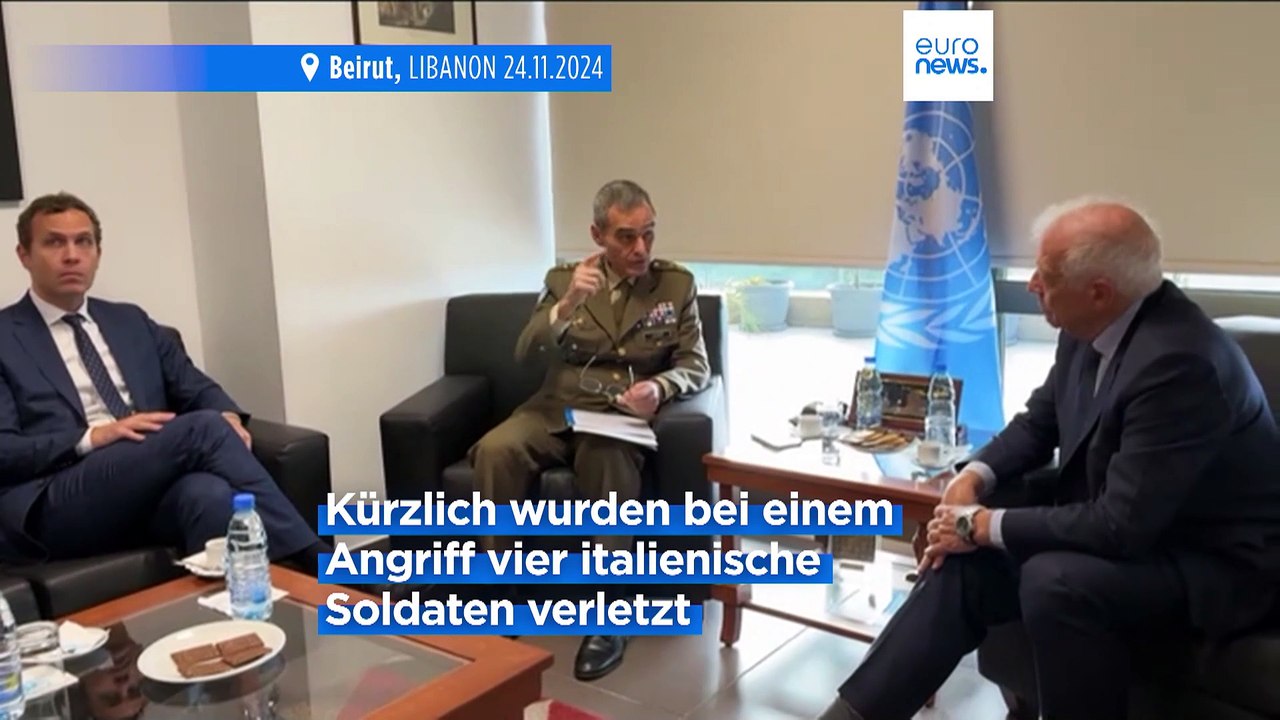 Josep Borrell: UNIFIL-Friedenstruppen erfahren „starke EU-Unterstützung“