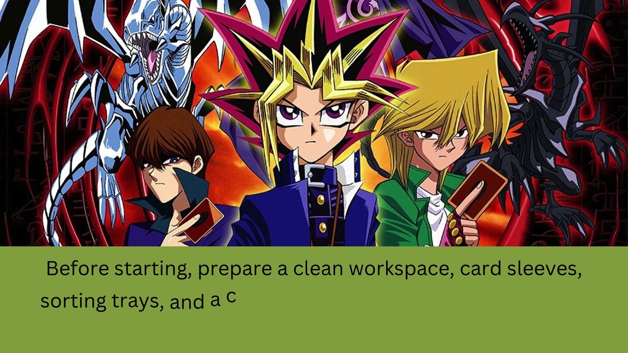 How To Open And Sort Yu-Gi-Oh! Cards From A Booster Box?