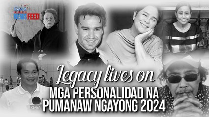 Legacy lives on. Mga personalidad na pumanaw ngayong 2024 | GMA Integrated Newsfeed