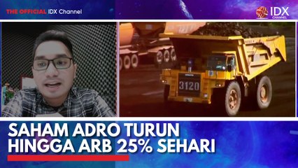 Saham ADRO Turun Hingga ARB 25% Sehari
