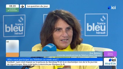 Eve Bébien, coordinatrice du Téléthon dans l'Hérault
