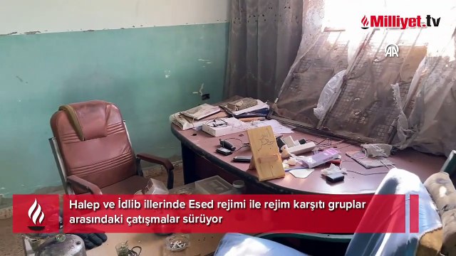 Halep ve İdlib illerinde Esed rejimi ile rejim karşıtı gruplar arasındaki çatışmalar sürüyor
