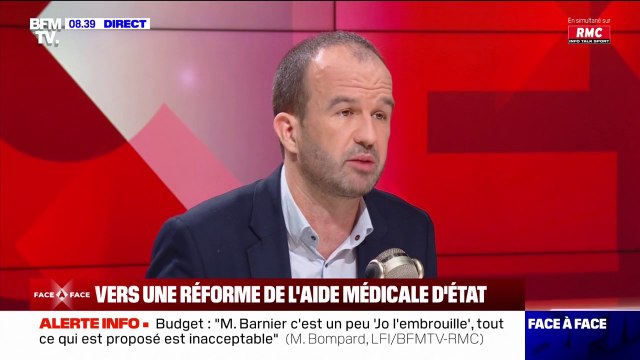 Pour Manuel Bompard (LFI), revenir sur l'Aide médicale d'État est un non-sens économique et une honte morale