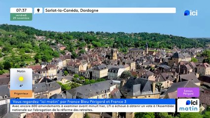29/11/2024 - ICI Matin France Bleu Périgord en vidéo