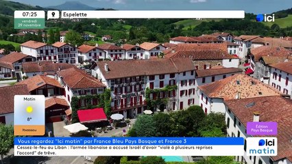 29/11/2024 - ICI Matin France Bleu Pays Basque en vidéo
