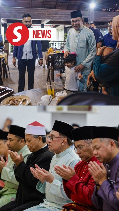 Anwar having routine prayers and meet-the-peopl...