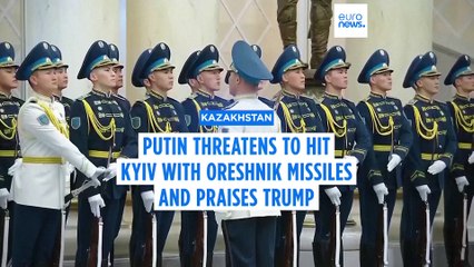 Putin threatens to hit Kyiv with intermediate-range ballistic missile and praises Trump