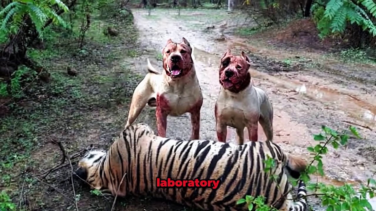 Pitbull Is As Strong As Wild Predators!