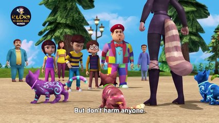 Cat Magician  जदगर बलल  रदर  Rudra  Action Cartoon Ep 84  Rudra