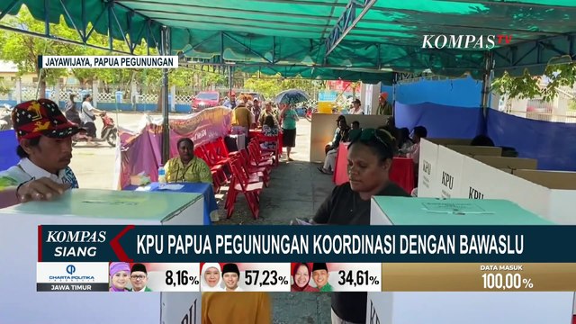 KPU Papua Pegunungan Koordinasi Sejumlah Kendala Pencoblosan ke Bawaslu | SERIAL PILKADA