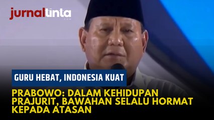 Secara Langsung, Prabowo Memberikan Hormat Kepada Semua Guru di Puncak Hari Guru 2024