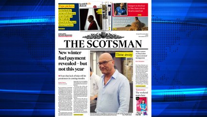The Scotsman Bulletin Friday November 29 2024 #politics