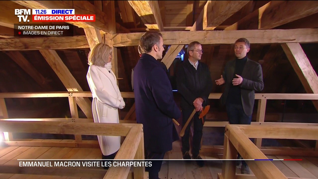 Notre-Dame: "Malgré les délais et la pression, on a fait un travail de très haute qualité", assure Jean-Louis Bidet (charpentier et directeur technique des ateliers Perrault)