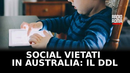 Social vietati in Australia: il disegno di legge